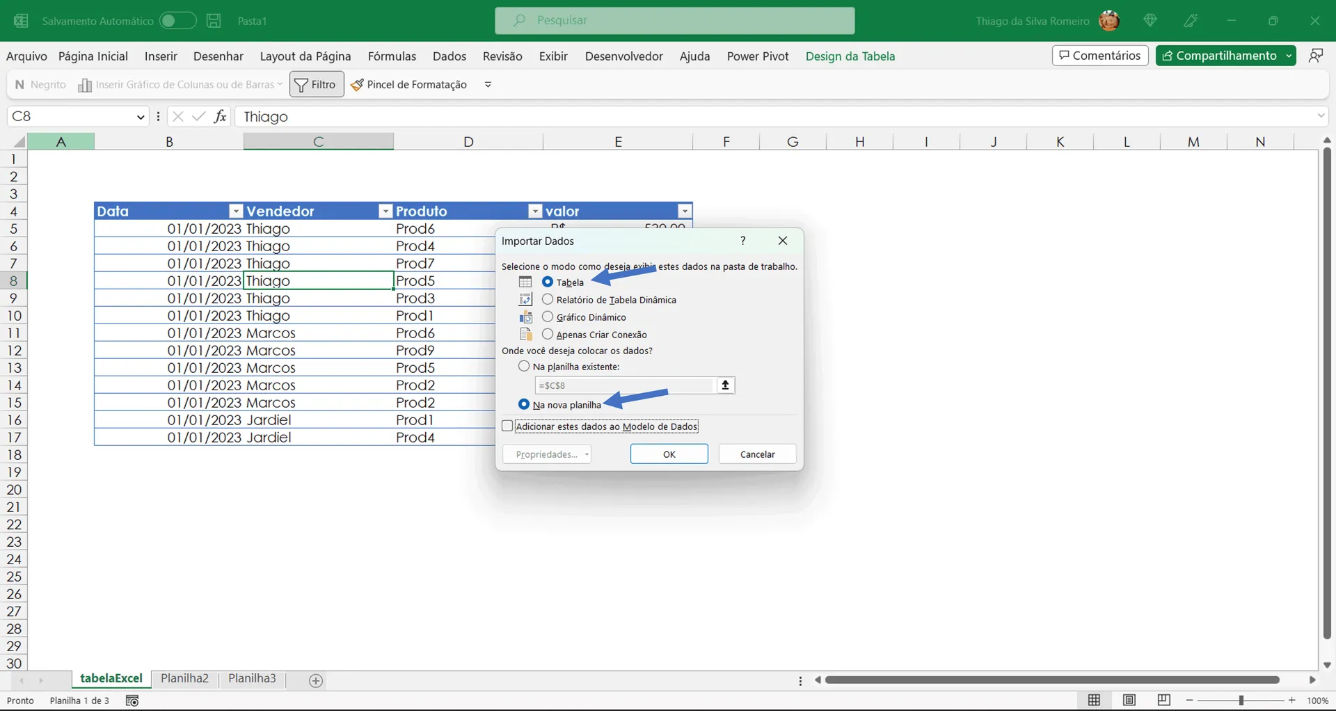 Guardar Histórico com Power Query no Excel 3