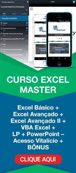 Curso Excel Master — Básico ao Avançado, VBA, PowerPoint e mais