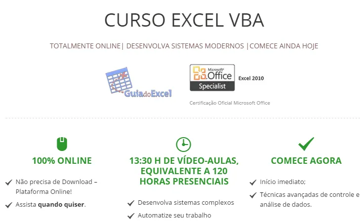 Curso VBA Excel