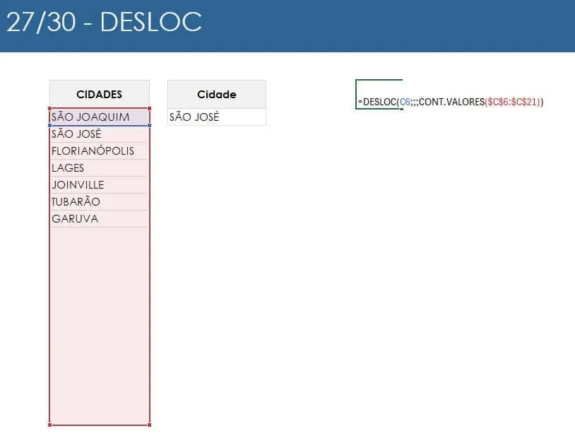 Desloc Excel 3