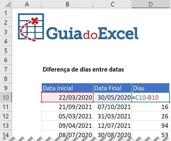 dias uteis excel 2