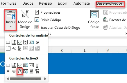 Trocar o gráfico ao passar o mouse excel 1