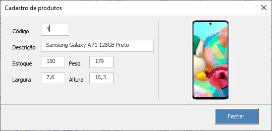 Excel Cadastro de Produtos com Imagem 2