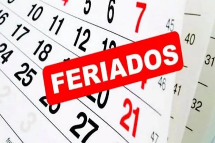 Planilha de feriados