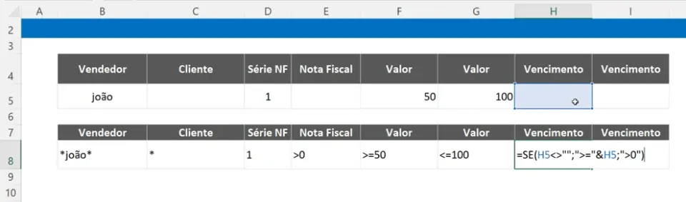 Filtrar dados de uma planilha para outra Excel 6
