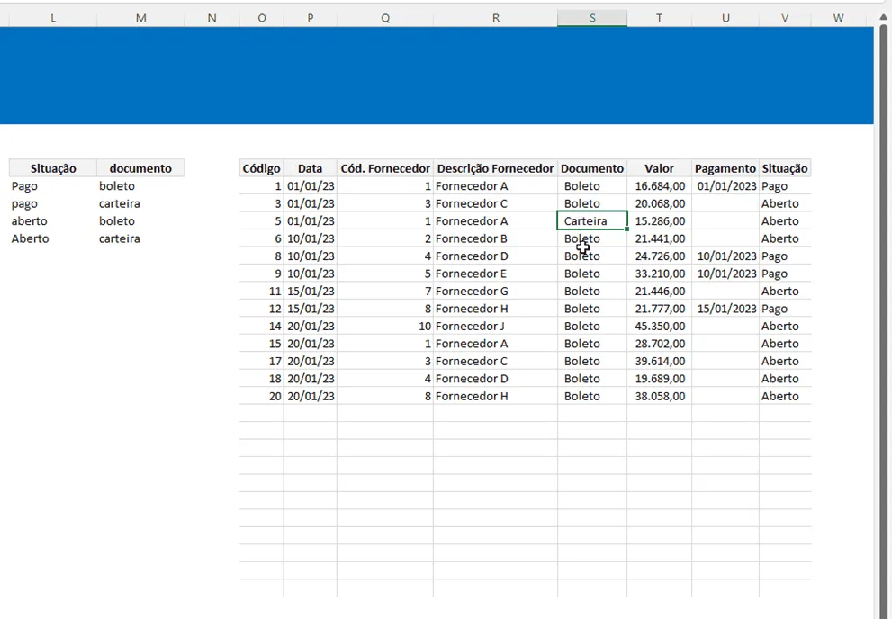 filtro avançado excel 4