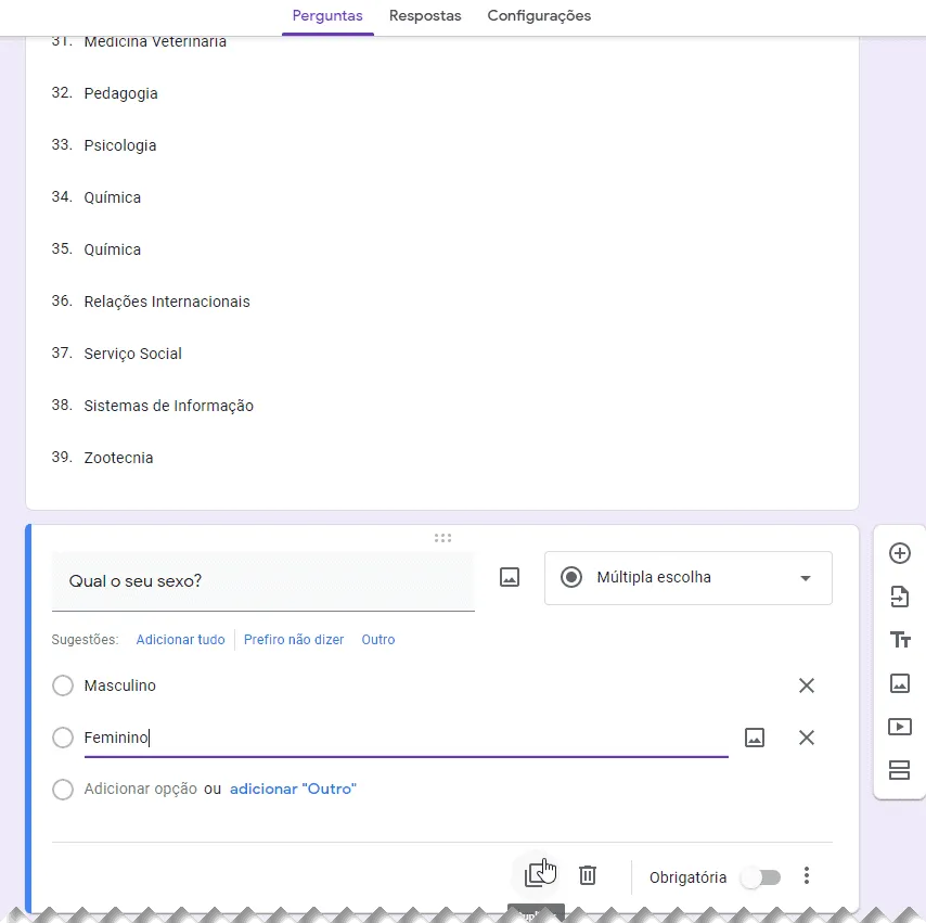 Integração Google Forms e Excel - Dashboard Pesquisa1