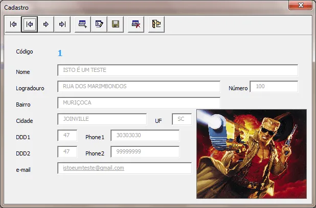 Cadastro VBA com Imagem