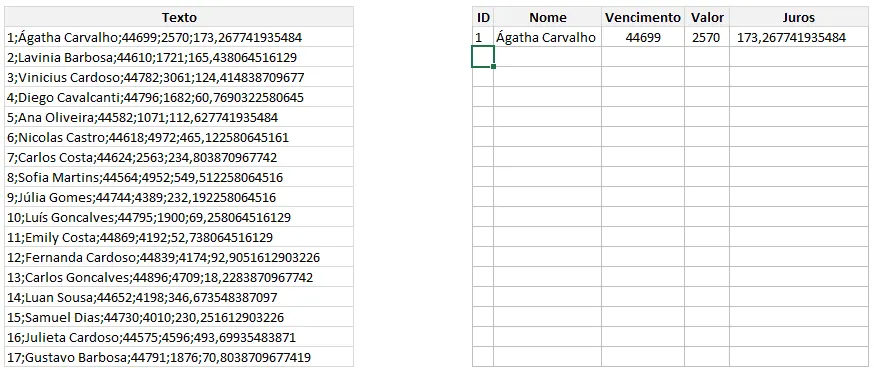 dividirtexto excel 3