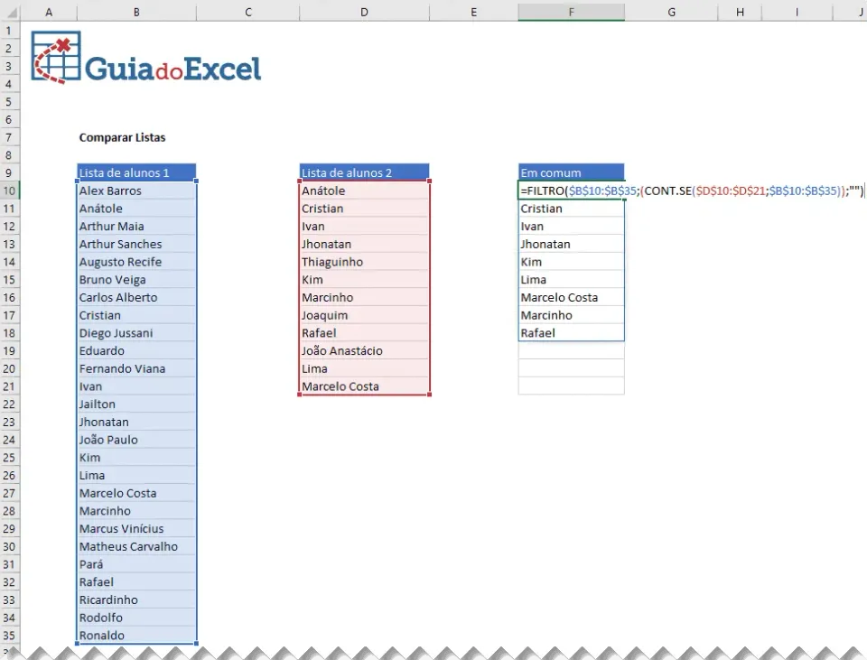 Função Filtro Excel 19