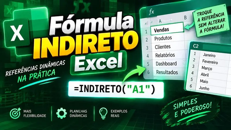 Fórmula Indireto Excel