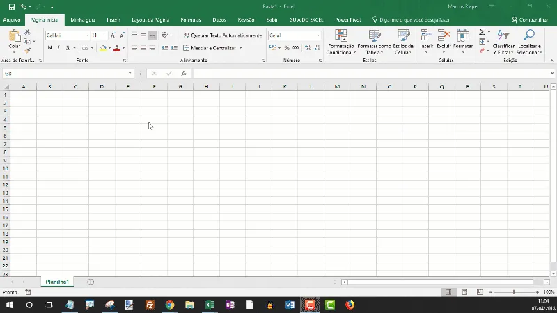 Habilitar guia desenvolvedor Excel