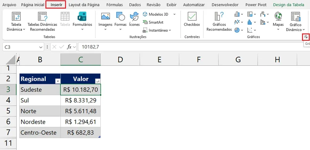 Como salvar e reutilizar gráficos como modelo no Excel