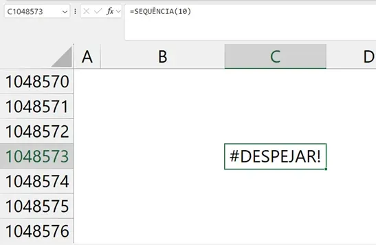 #despejar excel
