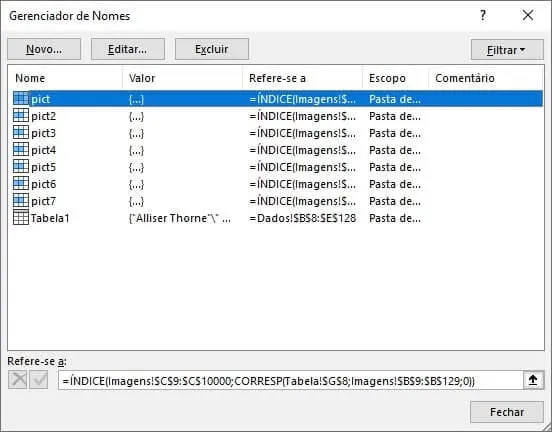 imagens dinâmicas no Excel dashboard 3