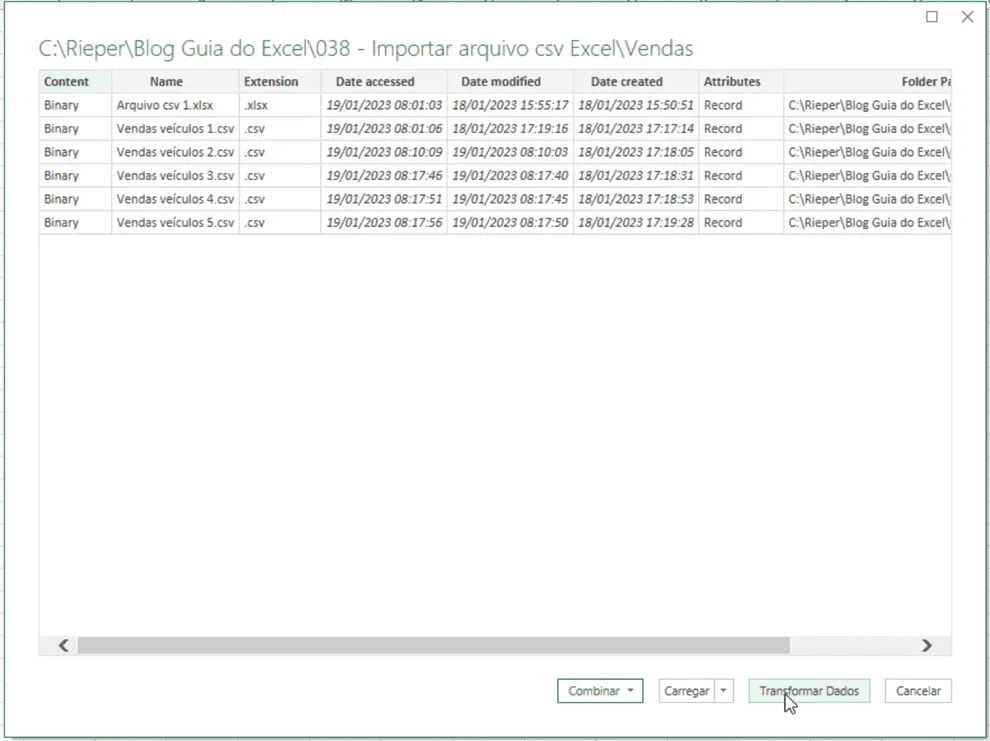 csv excel 7