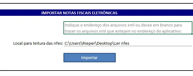 Importar NFE 2.0