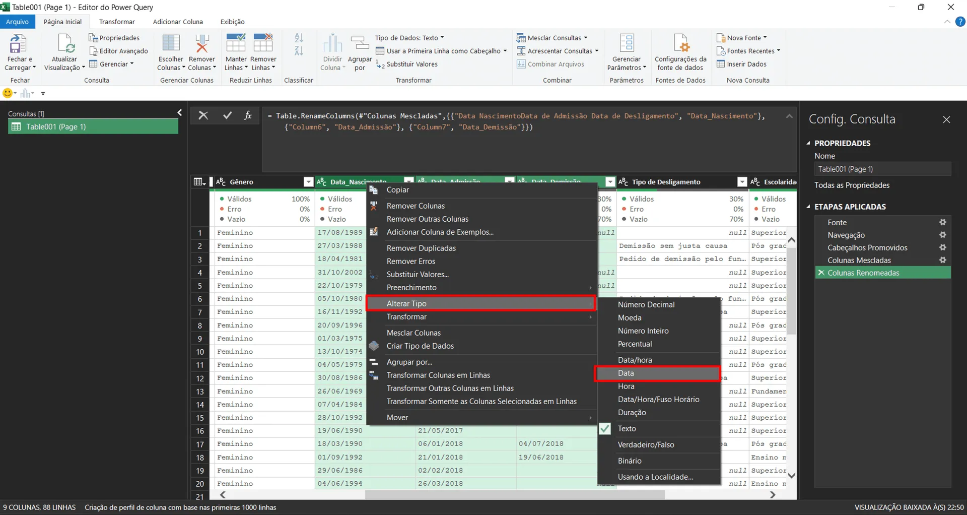 Como importar pdf no excel com power query 10