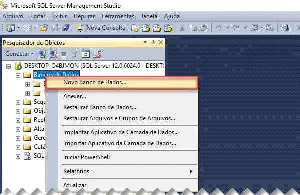 importar planilhas no SQL SERVER