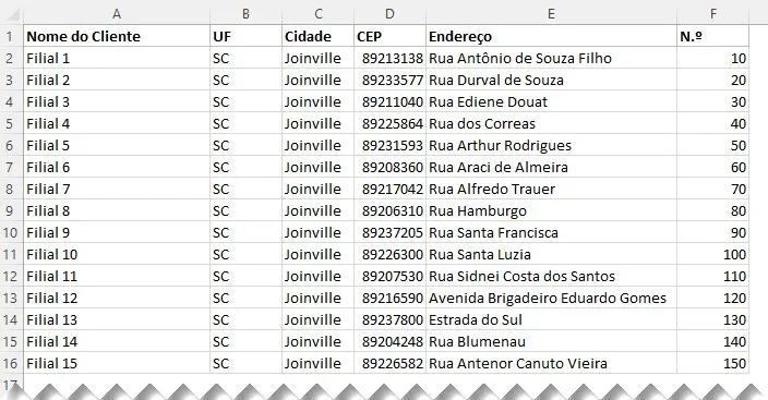importar endereços no google maps 1