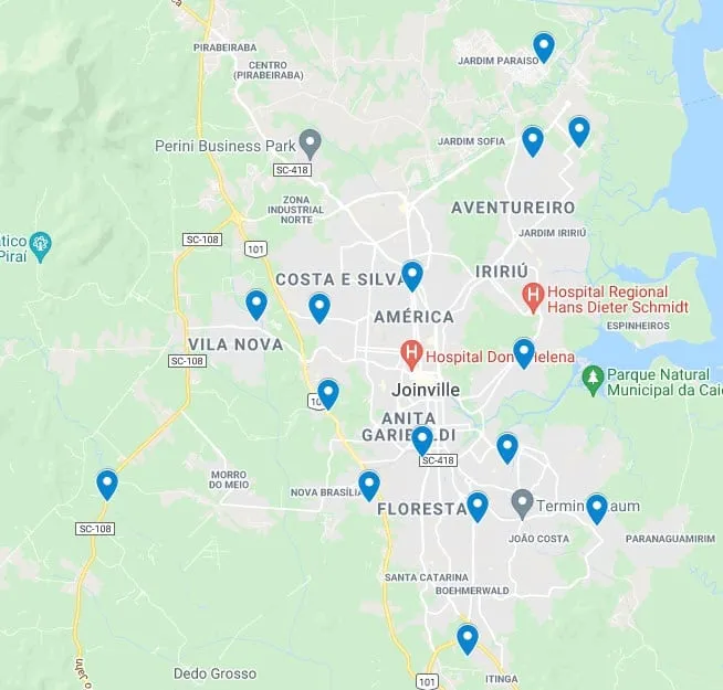 importar endereços no google maps 4
