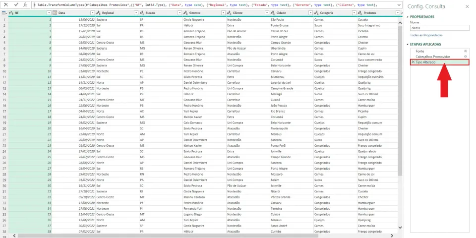 Importar txt para o Excel 18
