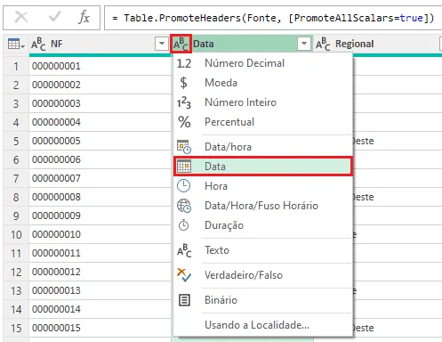 Importar txt para o Excel 21