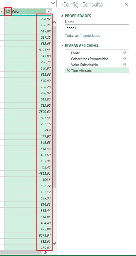 Importar txt para o Excel 27