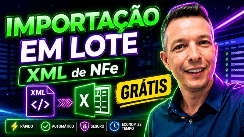 Importar XML NFE Nota fiscal como fazer