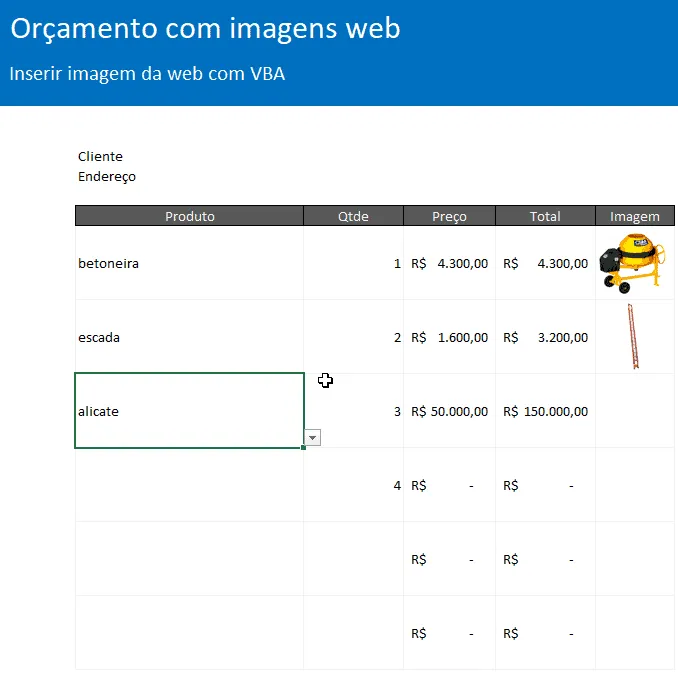 inserir imagens vba excel 6