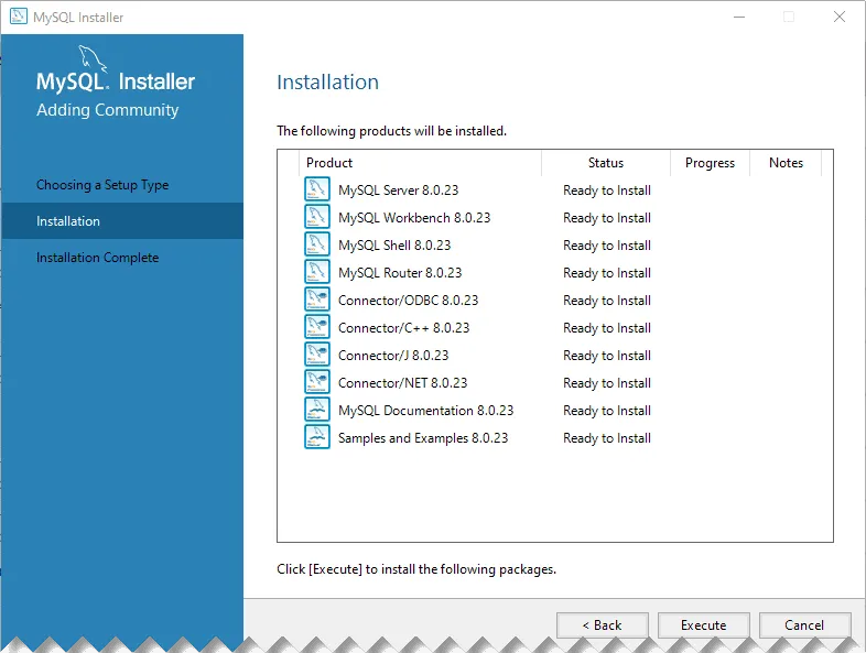 Instalar mysql Local 5