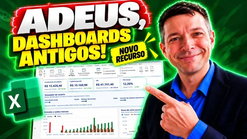 Novo Recurso Interactive Canvas no Excel | Dashboards HTML