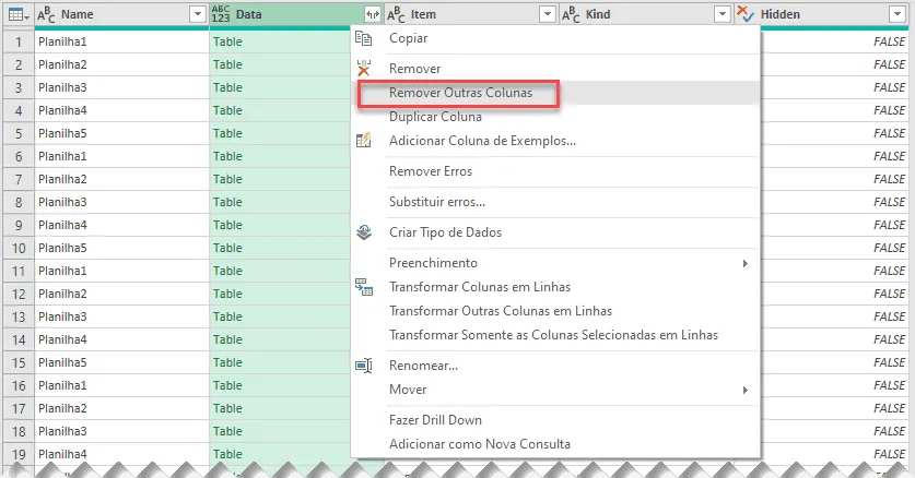 juntar planilhas em uma só Excel 12