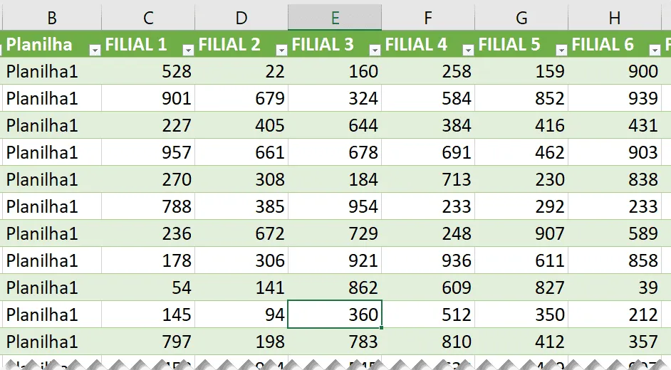 juntar planilhas em uma só Excel 18
