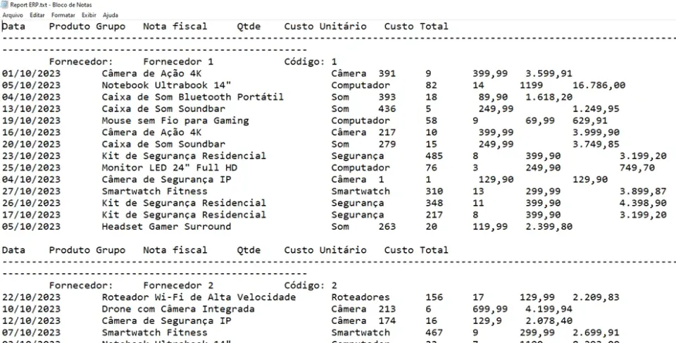 Linha em Coluna Power Query Excel 1