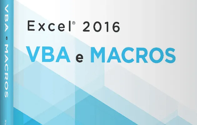Livro VBA e Macros Excel 2016 - Bill Jellen capa