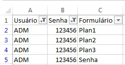 Login Excel 1