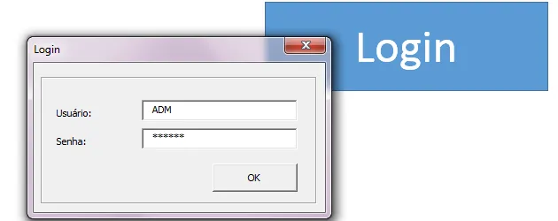 Login no Excel