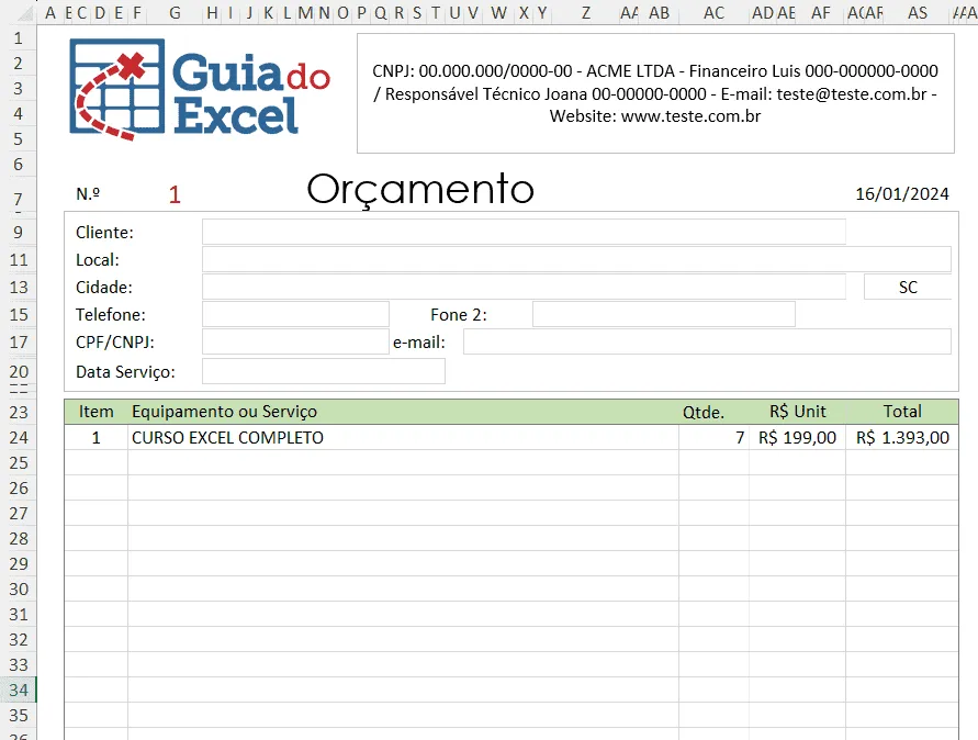 Colocar Marca D'Água no Excel