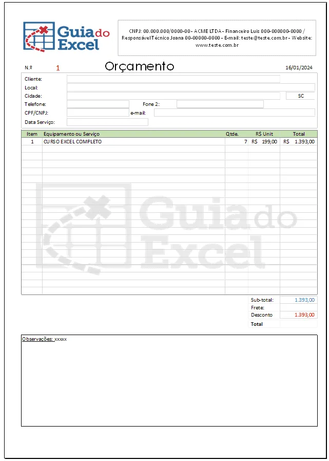 marca d'água excel 1
