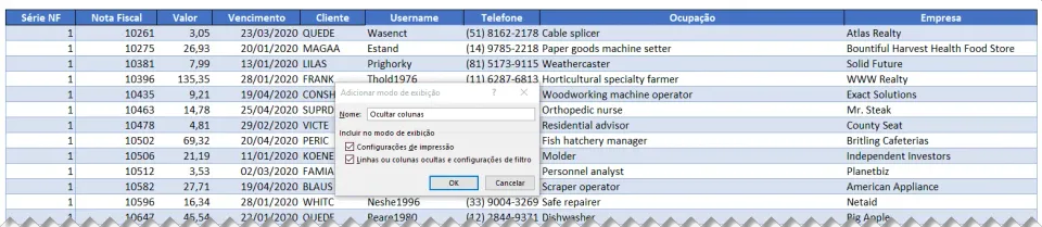 Modo de exibição personalizado 8