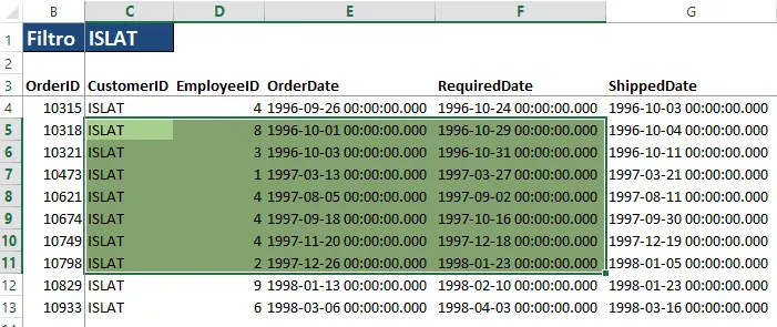 Mudar cor da célula ao clicar Excel 4