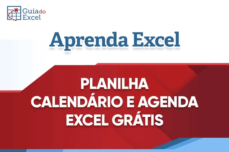 Planilha de Calendário e Agenda