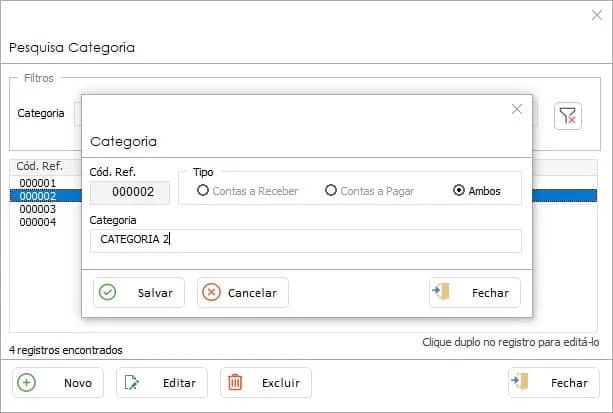 Planilha Contas a Pagar e Receber com Banco de Dados 3