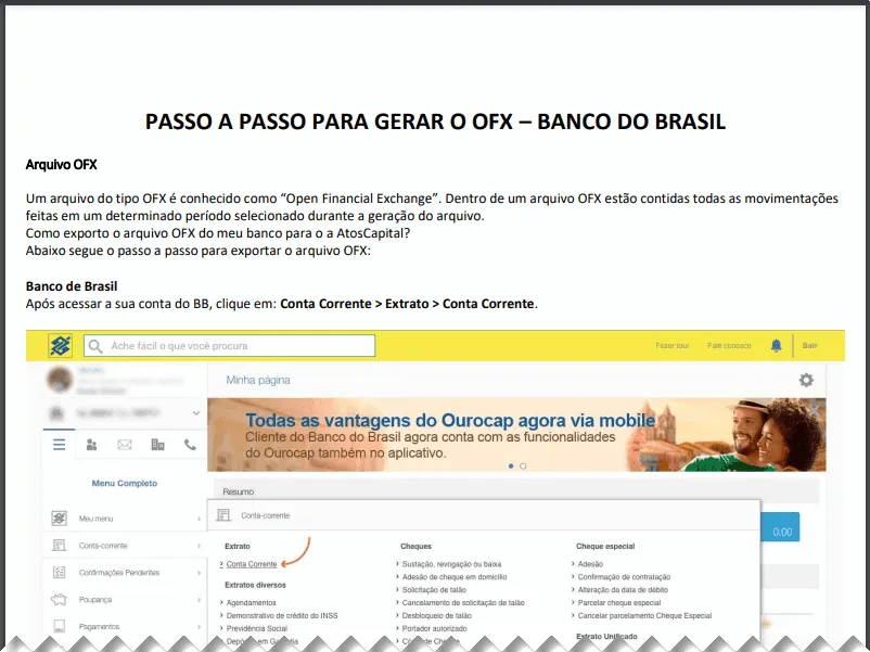 Planilha converter OFX para Excel 4