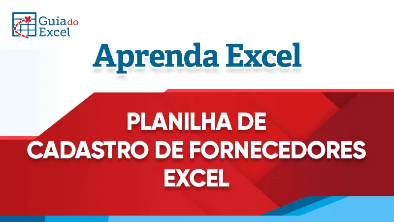Cadastro de fornecedores