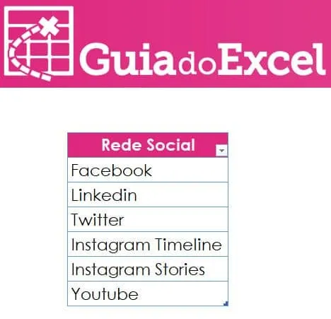 Planilha de Calendário de Publicações Redes Sociais