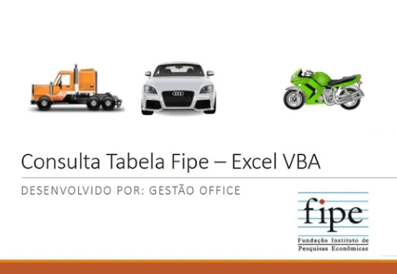 Planilha de consulta FIPE capa