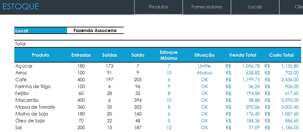 planilha controle de estoque excel 8