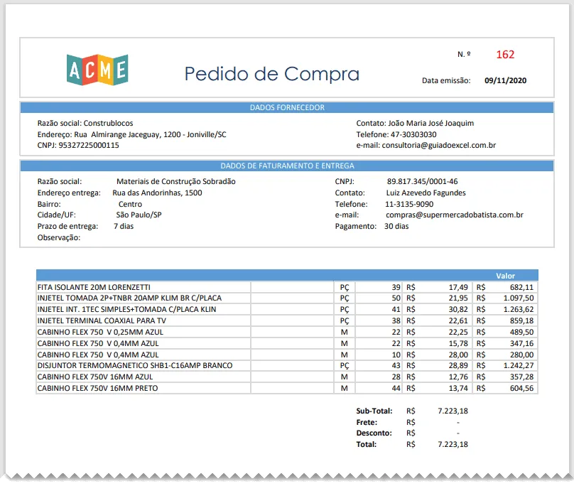 Planilha de cotação de preços Excel Automática pdf